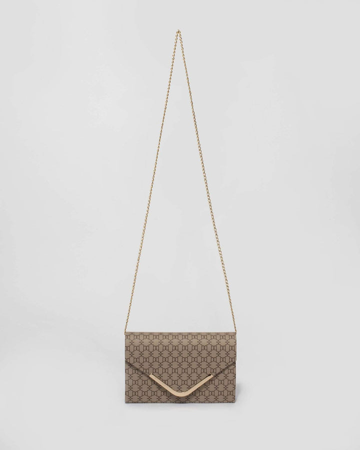 Monogram Lila Envelope Clutch Bag | Clutch Bags