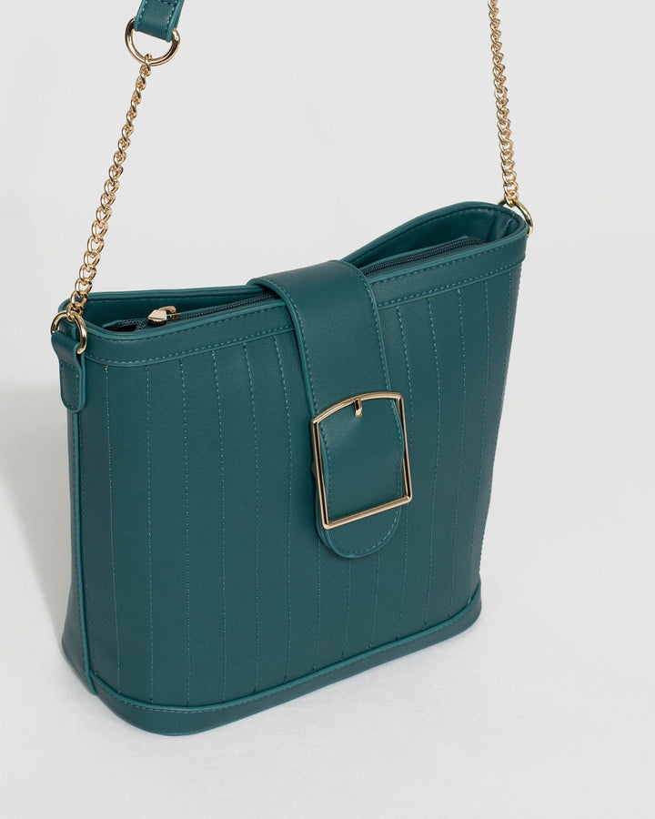 Blue Camilla Quilt Crossbody Bag | Crossbody Bags