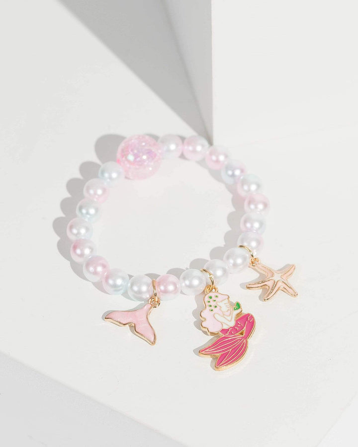 Multi Colour Beaded Mermaid Bracelet | Wristwear