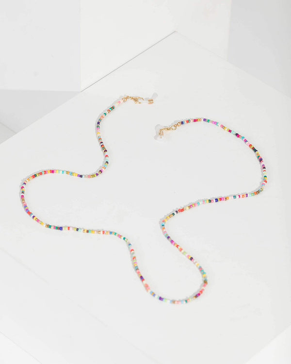 Colette by Colette Hayman Multi Colour Beaded Sunglasses Chain
