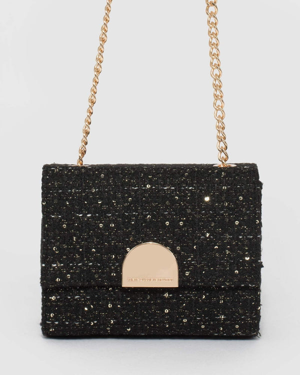 Multi Colour Black Moxie Chain Bag | Crossbody Bags