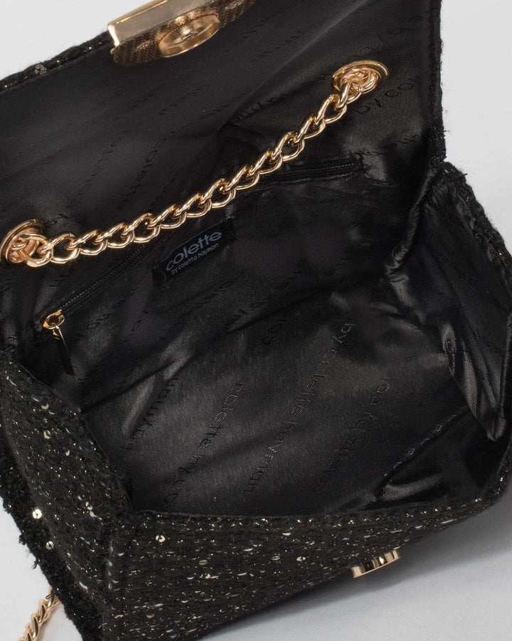 Multi Colour Black Moxie Chain Bag | Crossbody Bags
