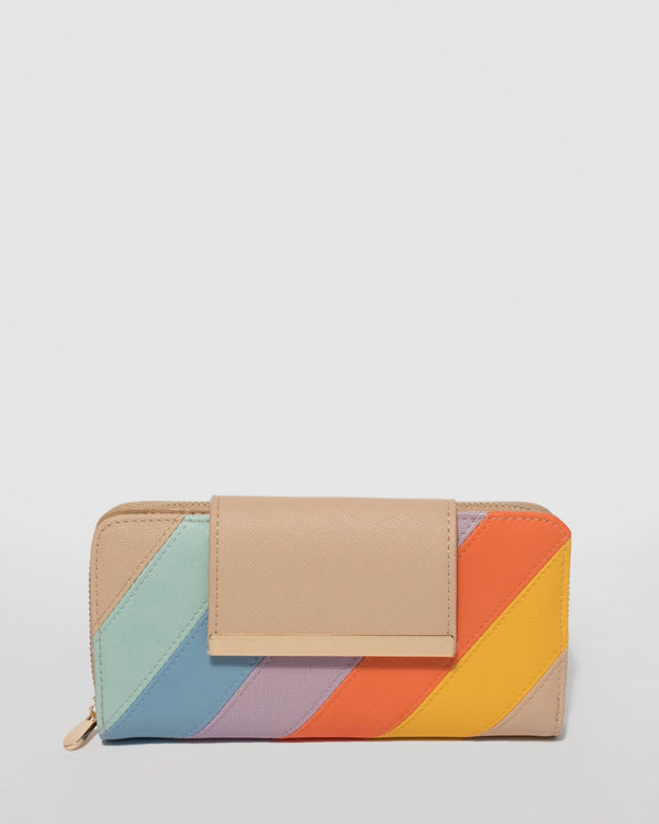 Multi Colour Blake Side Panel Wallet | Wallets