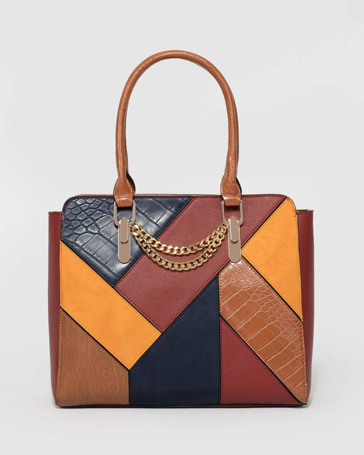 Multi Colour Camilla Chain Tote Bag | Tote Bags