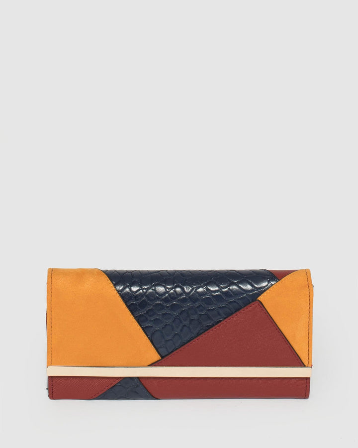 Multi Colour Claire Panel Wallet | Wallets