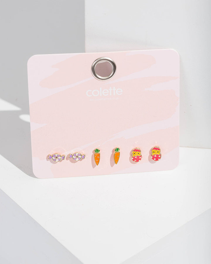 Colette by Colette Hayman Multi Colour Easter Chick Earring Pack