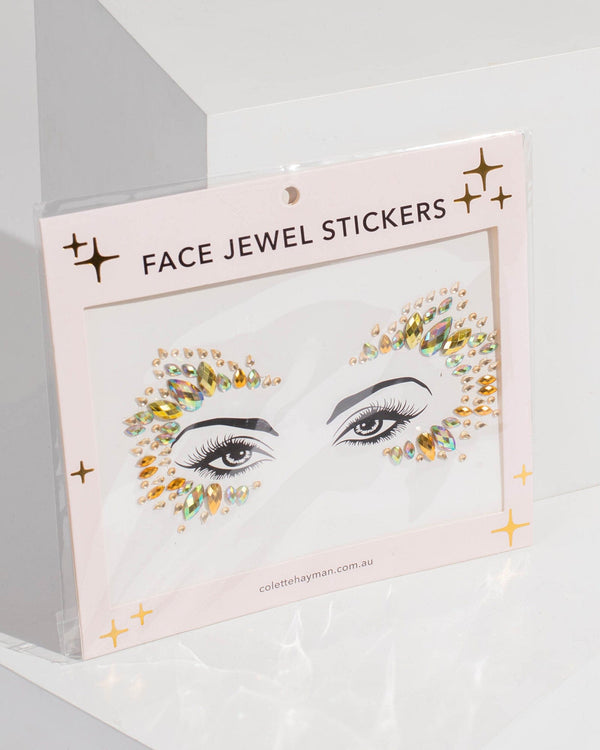 Colette by Colette Hayman Multi Colour Face Jewel Stickers