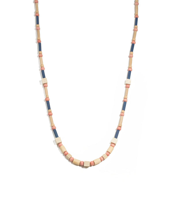 Colette by Colette Hayman Multi Colour Gold Tone Craft Bead Long Necklace