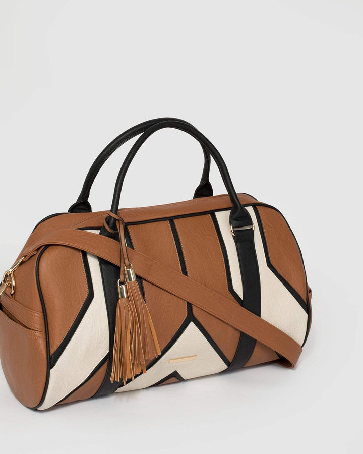 Multi Colour Hazel Tassel Weekender | Weekender Bags