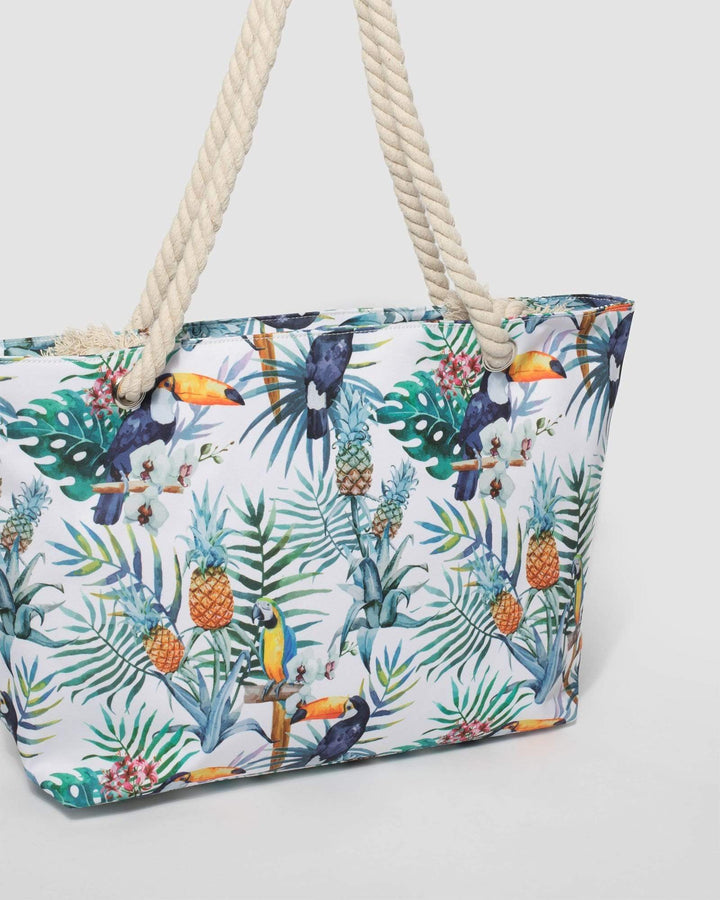 Multi Colour Large Summer Beach Bag | Tote Bags