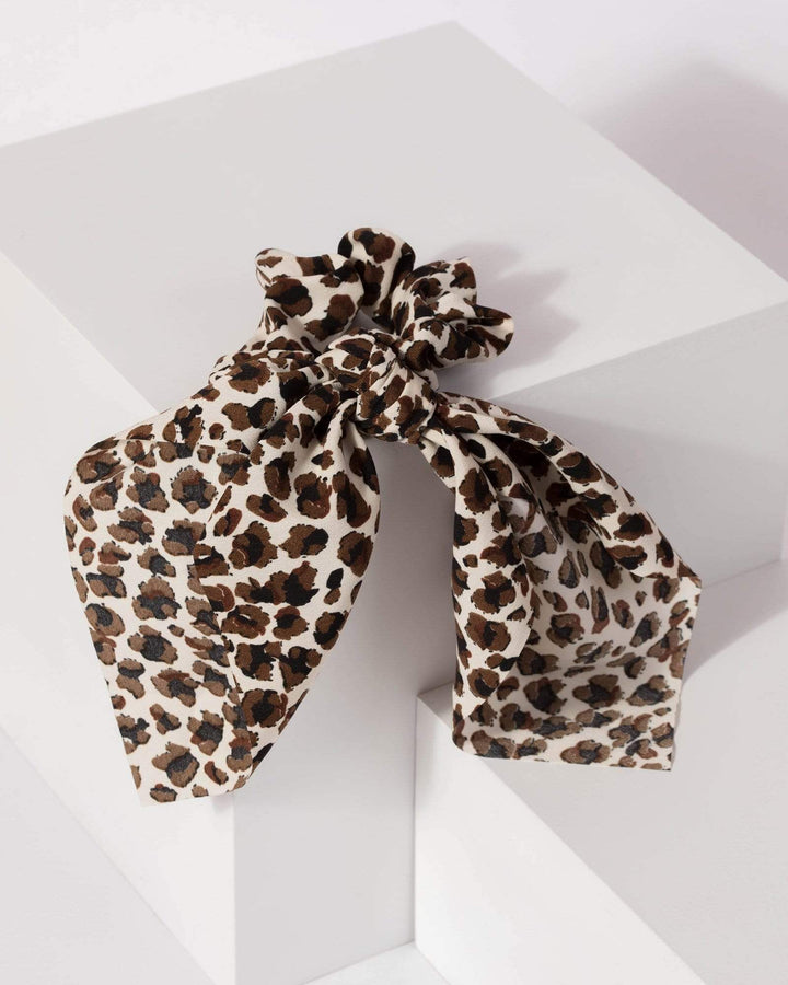 Multi Colour Leopard Print Hair Tie | Accessories
