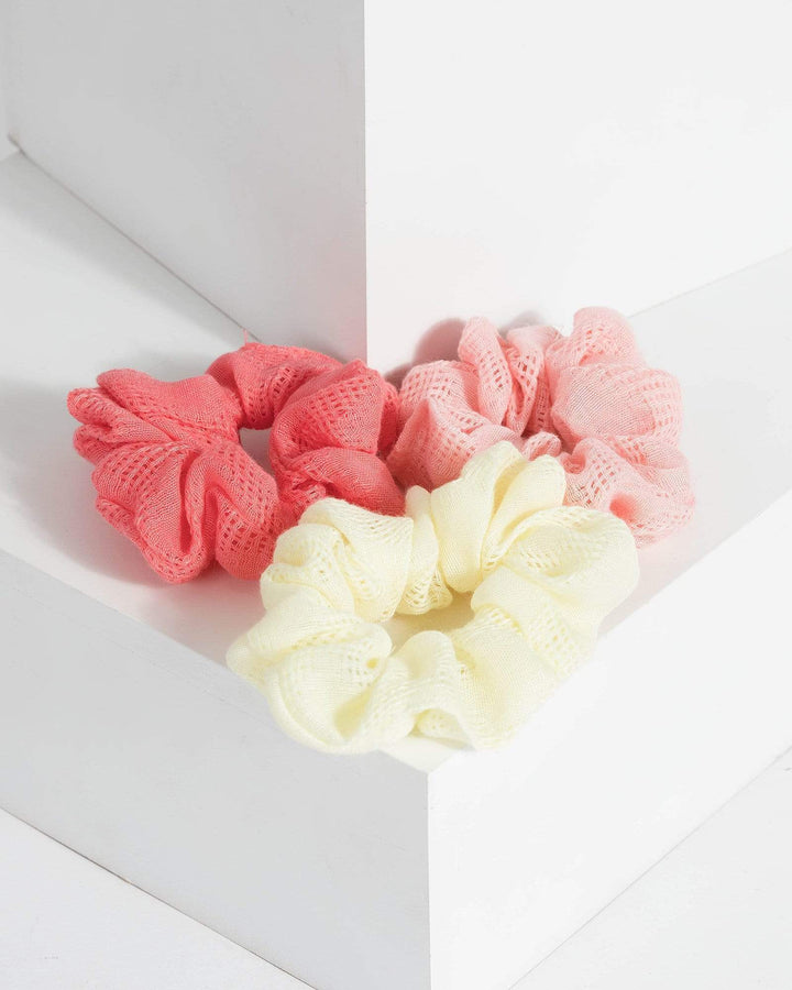 Multi Colour Loose Scrunchie Set | Accessories