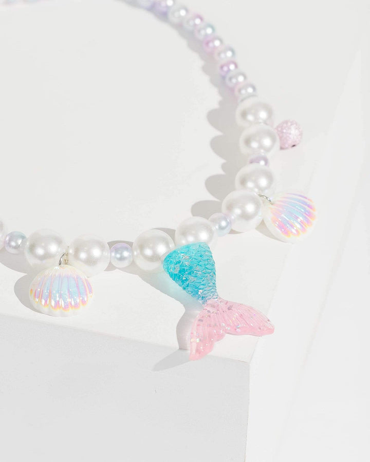 Colette by Colette Hayman Multi Colour Mermaid Tail Beaded Necklace