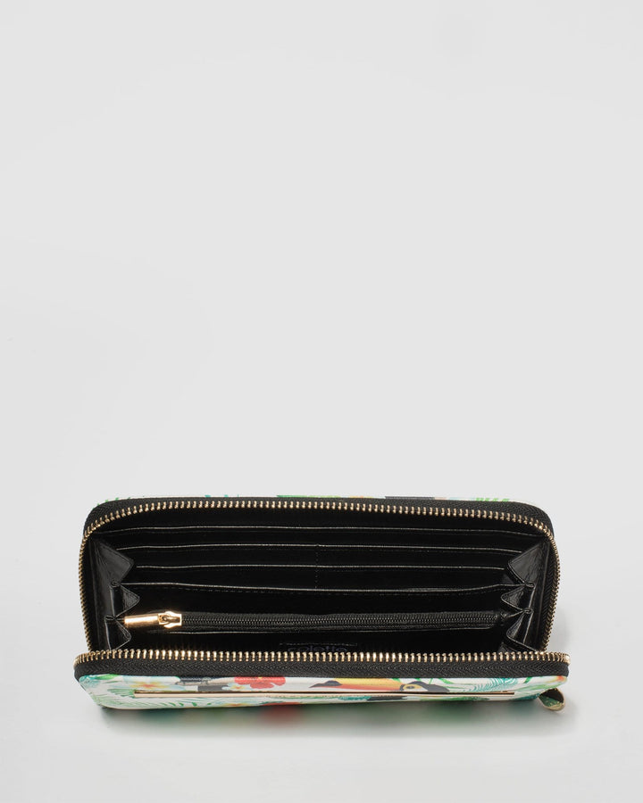 Multi Colour Nina Embossed Plate Wallet | Wallets