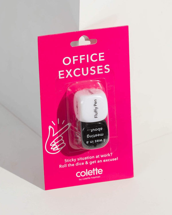 Multi Colour Office Excuses Dice | Gift Ideas