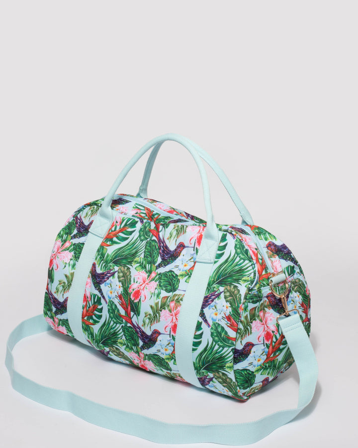 Colette by Colette Hayman Multi Colour Parrrot Folded Canvas Weekender Bag