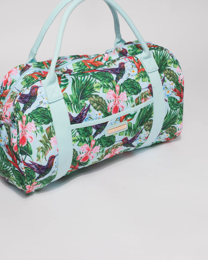 Colette by Colette Hayman Multi Colour Parrrot Folded Canvas Weekender Bag