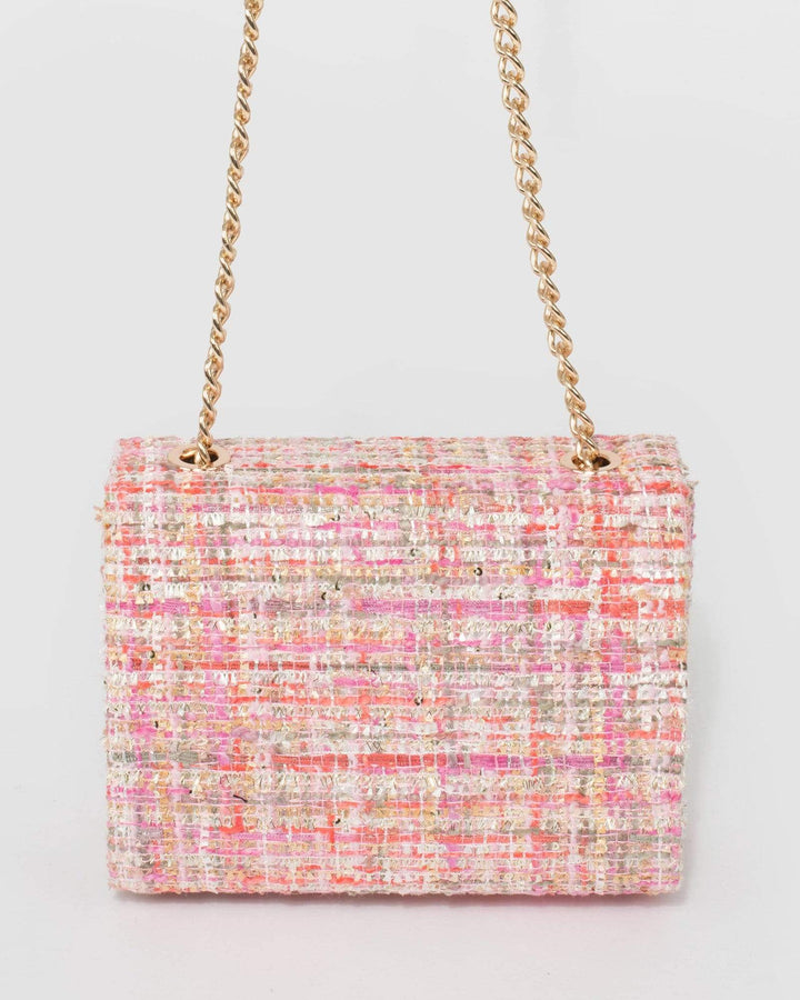 Colette by Colette Hayman Multi Colour Pink Moxie Chain Bag