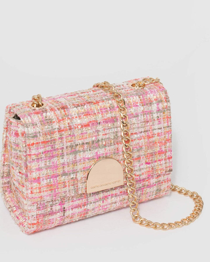 Multi Colour Pink Moxie Chain Bag – colette by colette hayman