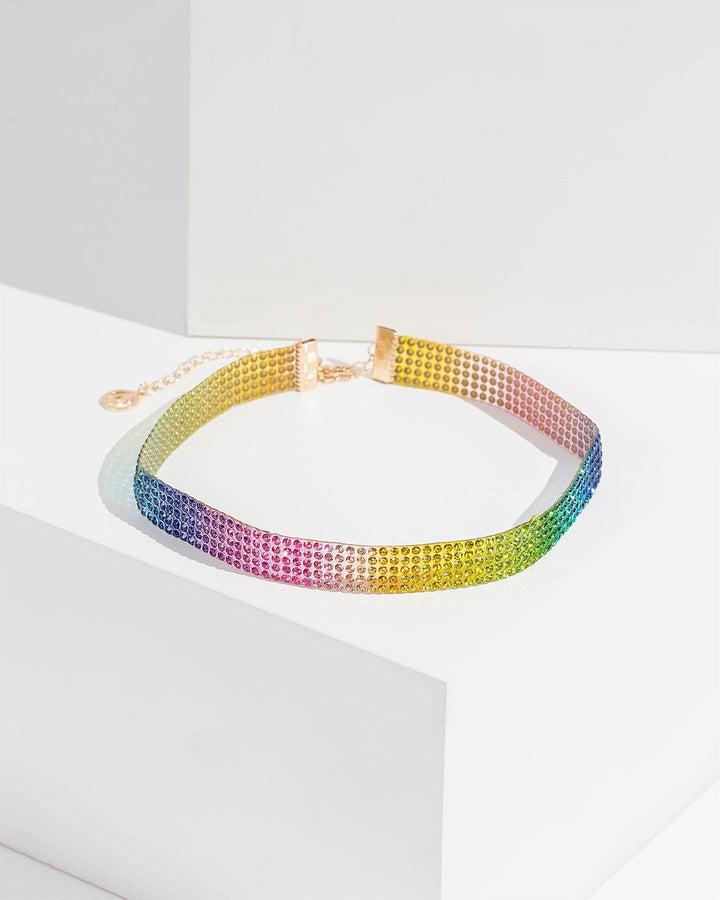 Colette by Colette Hayman Multi Colour Pride Rainbow Choker