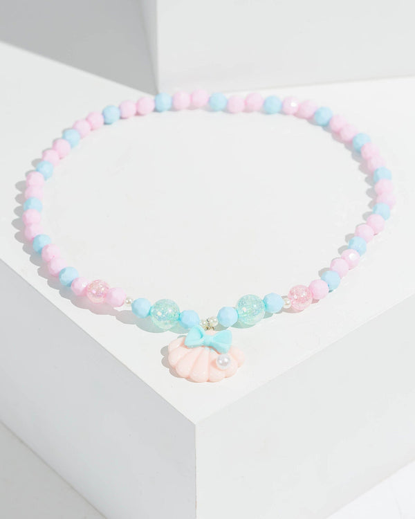Colette by Colette Hayman Multi Colour Sea Pendant Beaded Necklace