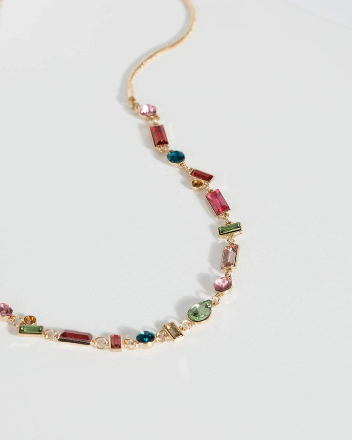 Multi Colour Shape Mix Necklace | Necklaces