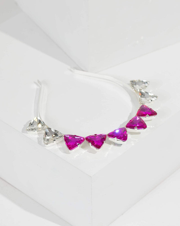Multi Colour Standing Up Crystal Headband | Hair Accessories