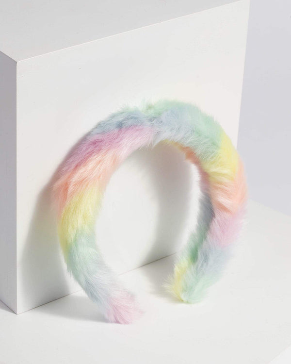 Multi Fluffy Colourful Headband | Hair Accessories