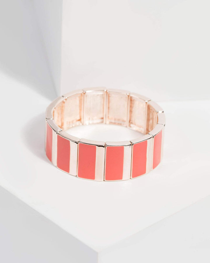 Multi Rectangle Stretch Bracelet | Wristwear