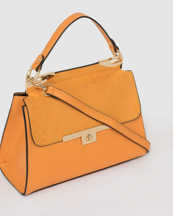 Mustard Alexis Top Handle Bag | Tote Bags