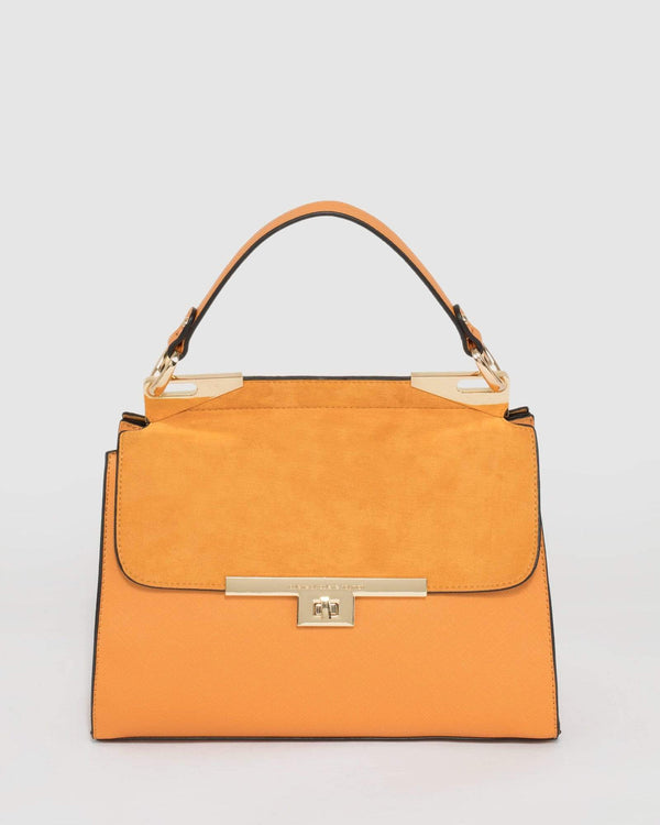 Mustard Alexis Top Handle Bag | Tote Bags