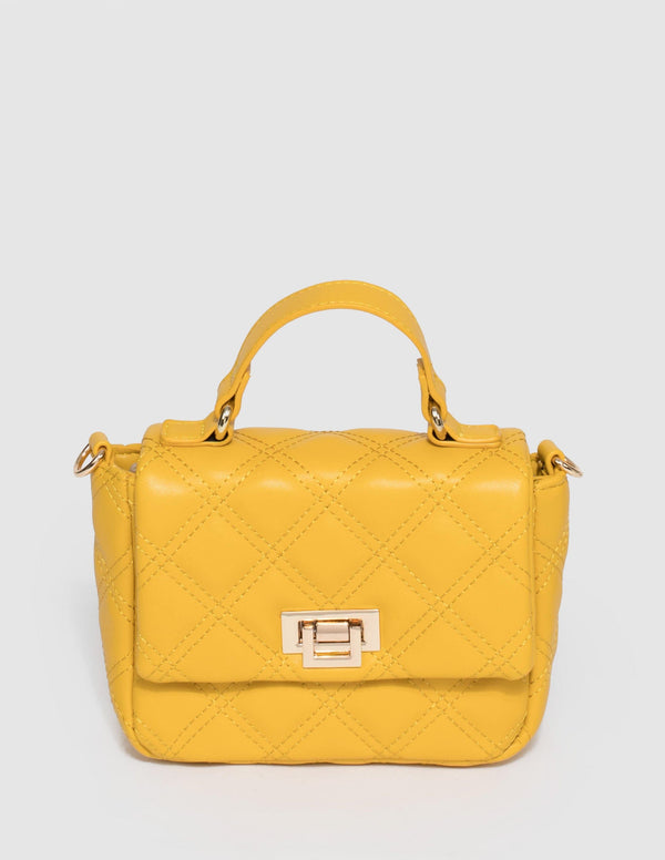 Colette by Colette Hayman Mustard Andreia Chain Crossbody Bag
