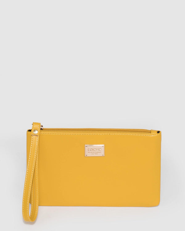 Colette by Colette Hayman Mustard Brook Wristlet Purse