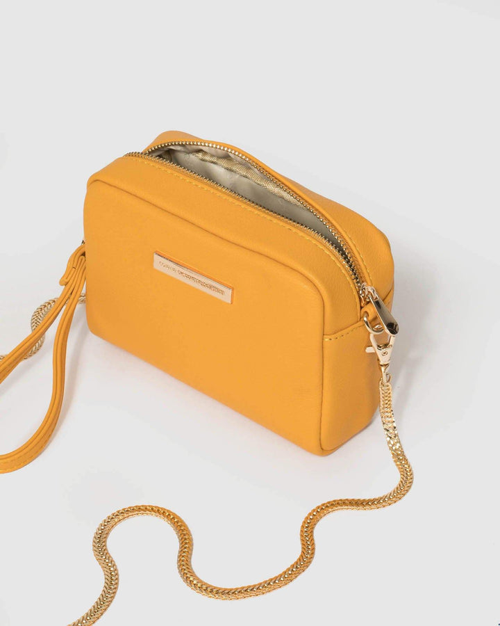 Colette by Colette Hayman Mustard Crossbody Bag