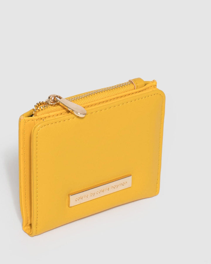 Colette by Colette Hayman Mustard Han Mini Wallet