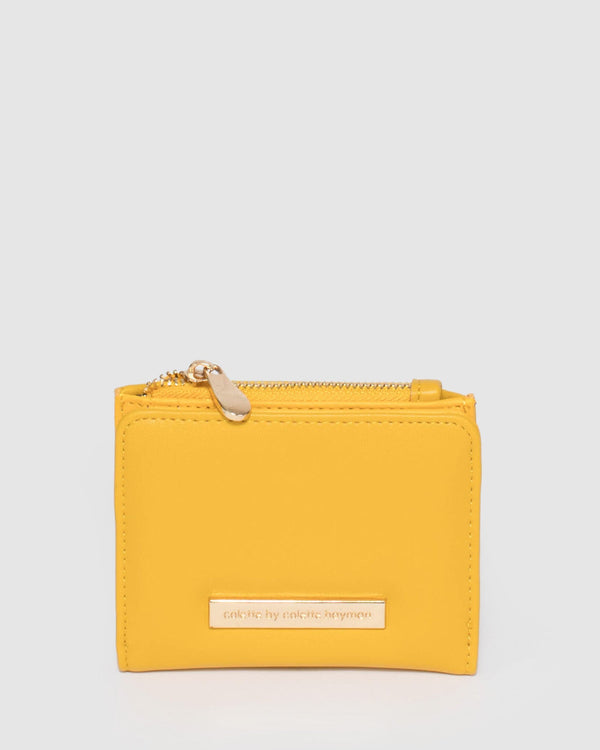 Colette by Colette Hayman Mustard Han Mini Wallet