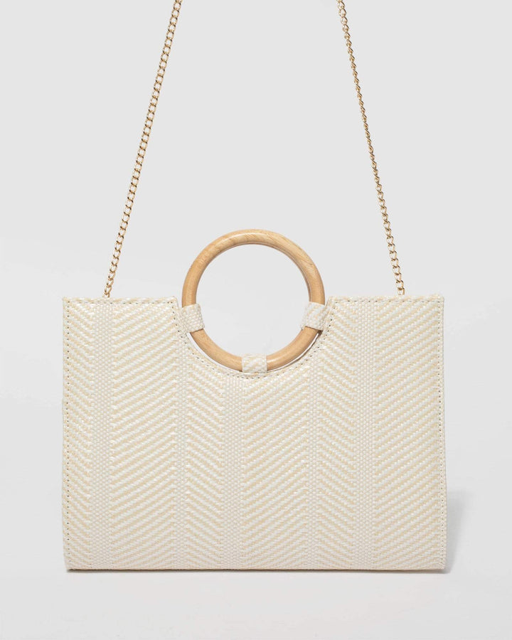Natural Ariel Exotic Clutch Bag | Clutch Bags