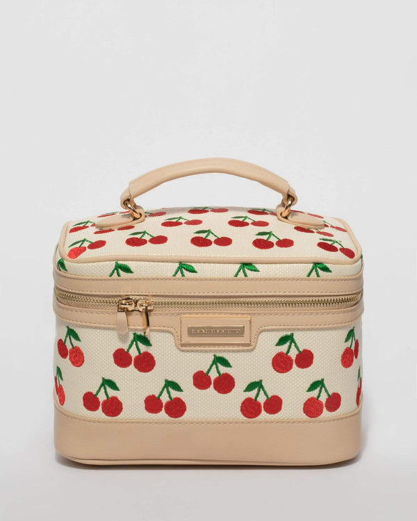 Natural Cherry Cosmetic Case | Cosmetic Cases