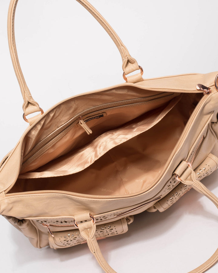 Colette by Colette Hayman Natural Double Pocket Baby Bag