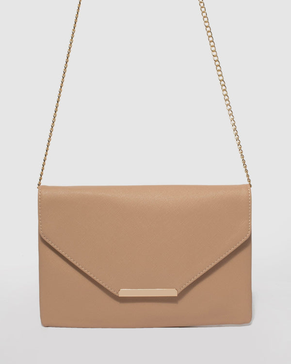 Natural Kyra Clutch Bag | Clutch Bags