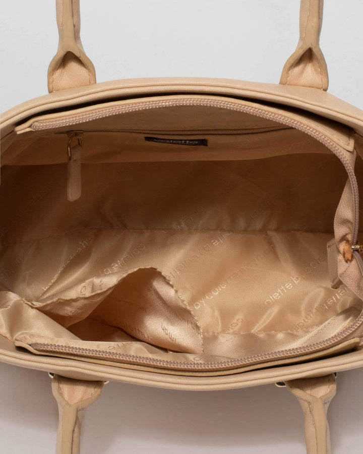 Natural Laila Small Tote Bag | Mini Bags