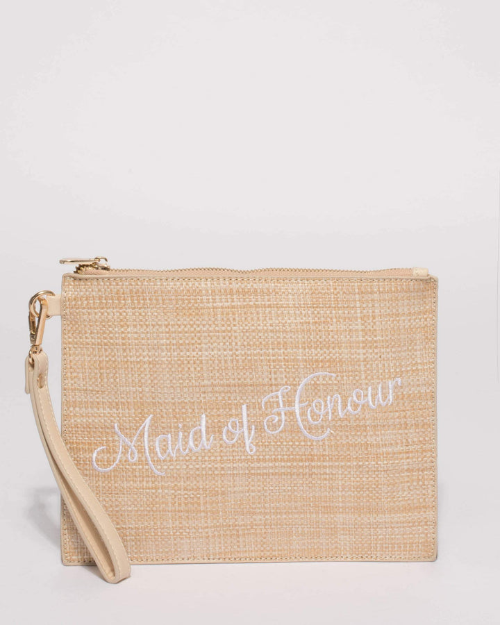 Natural Maid Of Honor Clutch Bag | Clutch bags