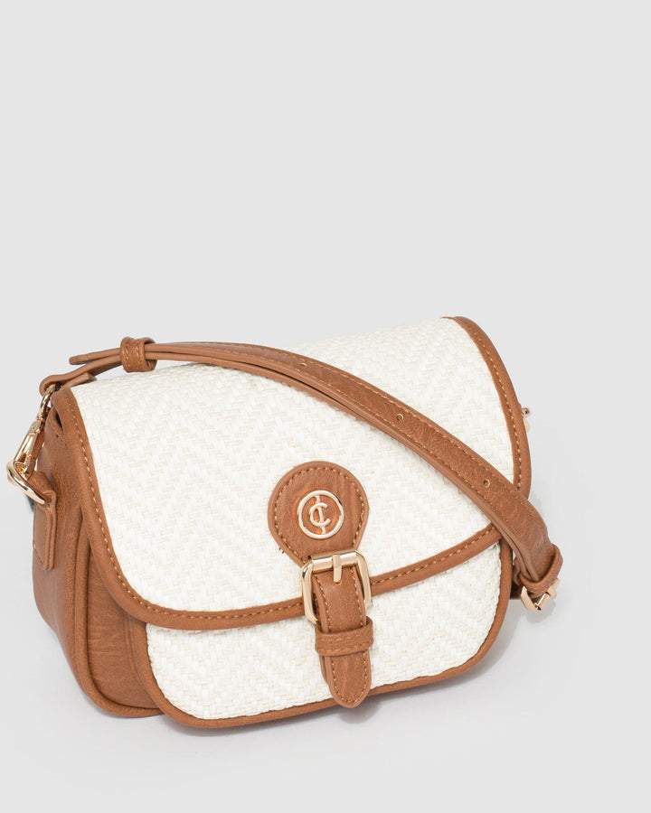 Colette by Colette Hayman Natural Mei Tassel Crossbody Bag