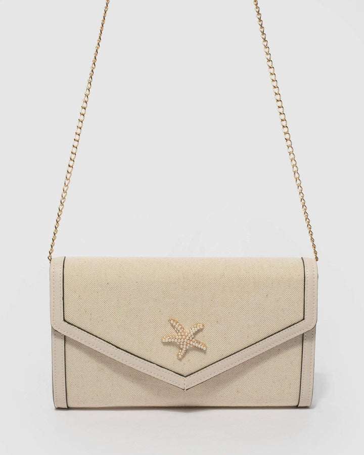 Natural Nikita Envelope Clutch Bag | Clutch Bags