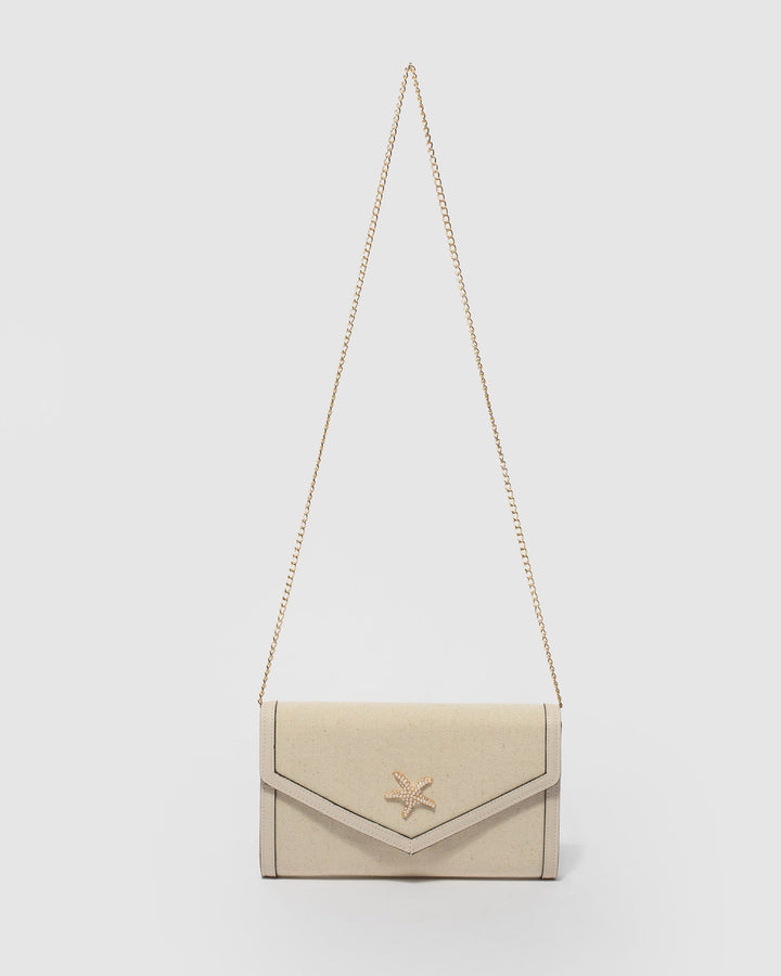 Natural Nikita Envelope Clutch Bag | Clutch Bags