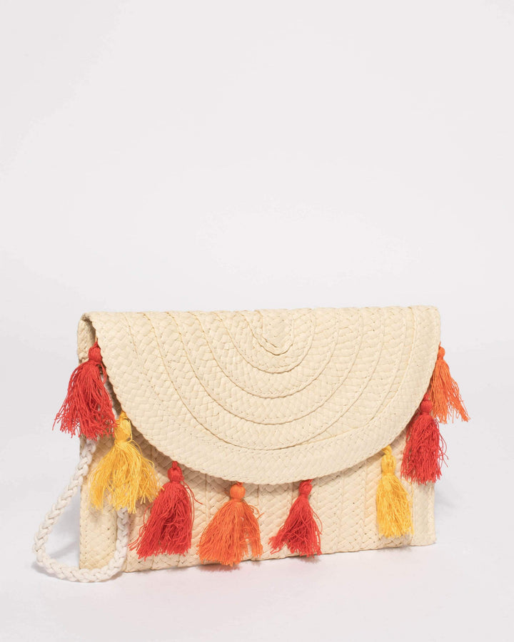 Natural Nova Weave Clutch Bag | Clutch Bags