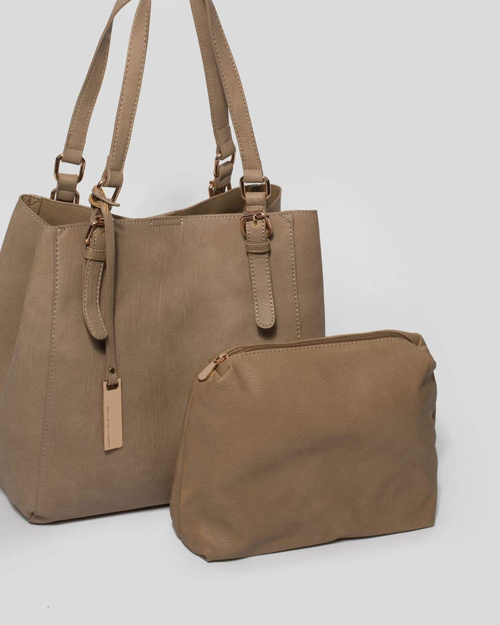Natural Trio Slouch Tote | Slouch Bags