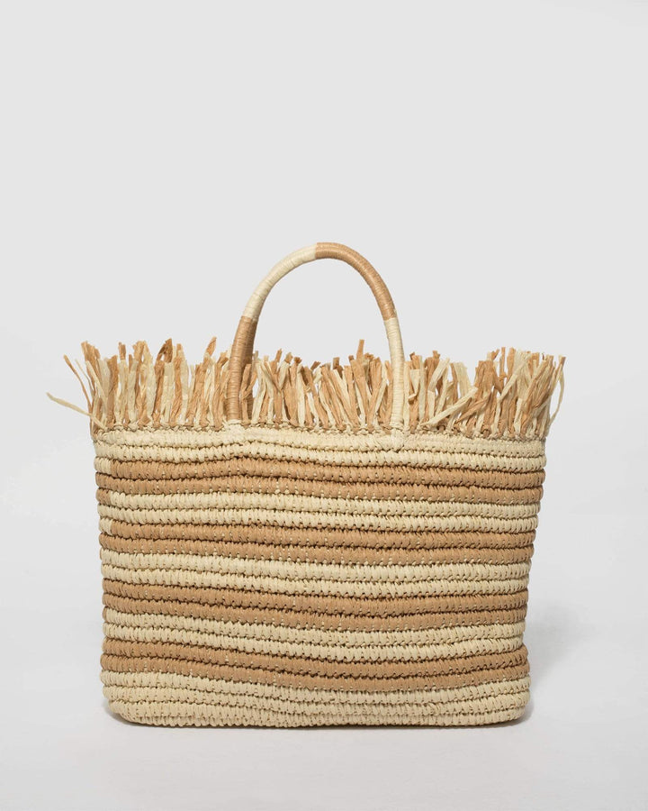 Natural Zahra Tote Bag | Tote Bags