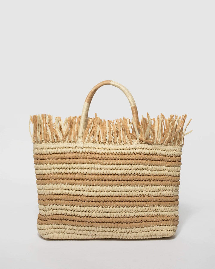 Natural Zahra Tote Bag | Tote Bags