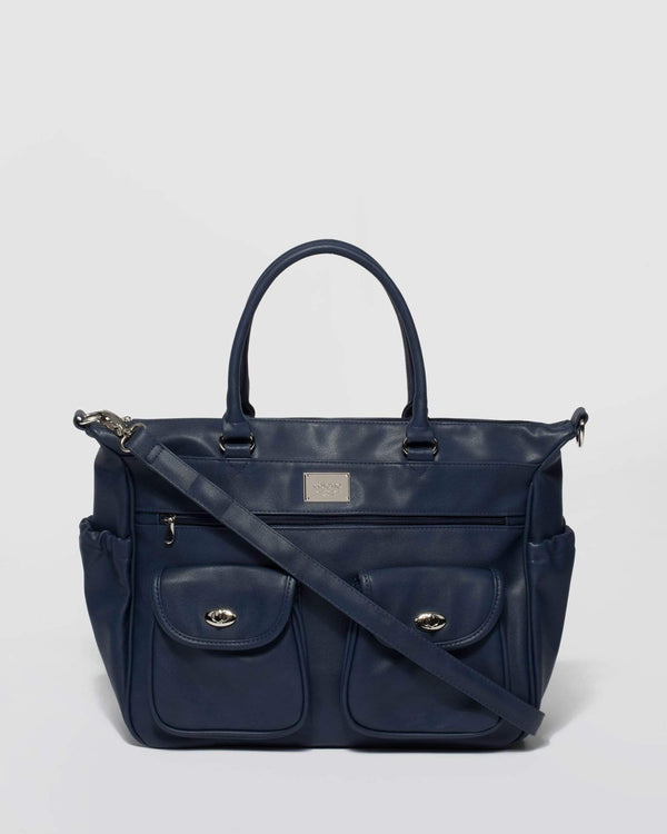 Navy Blue Baby Travel Bag | Baby Bags